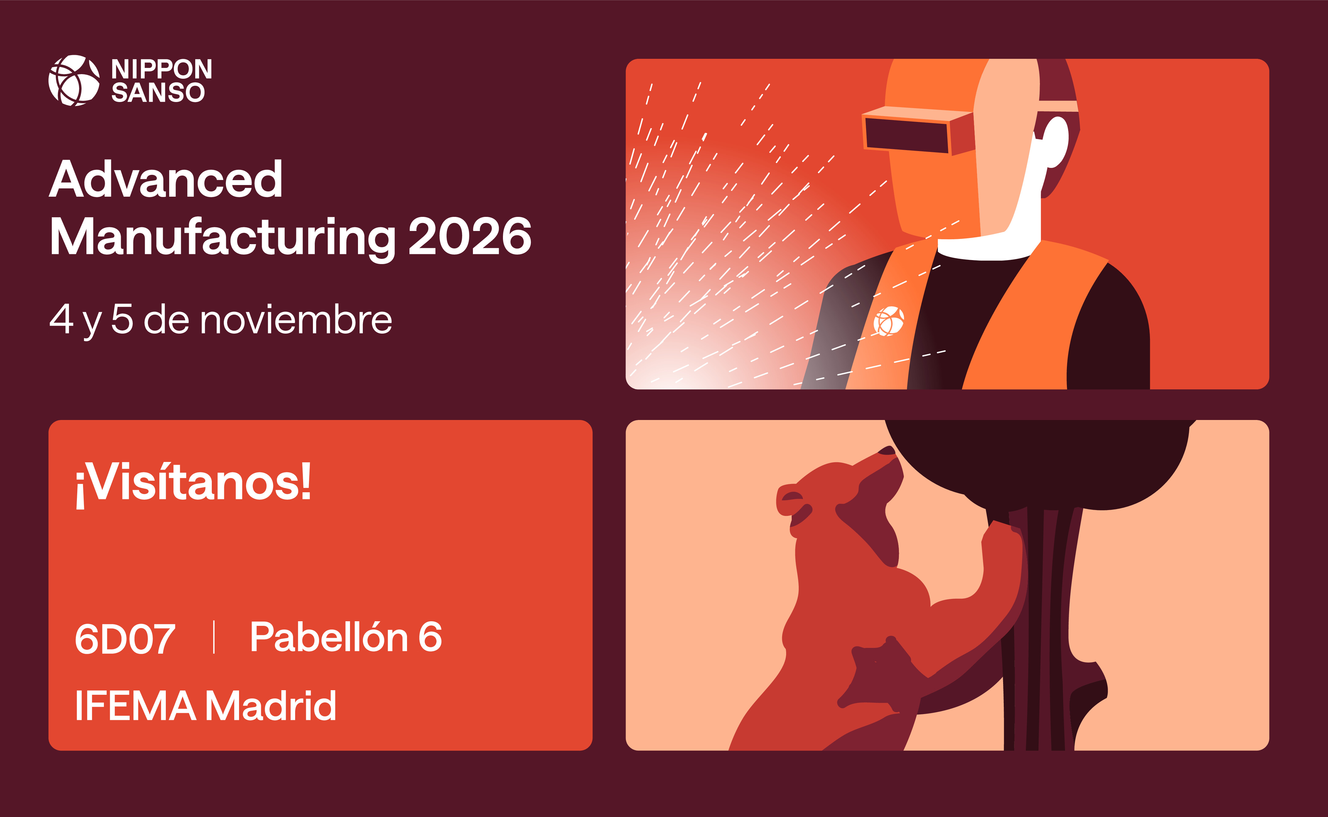 Advanced Manufacturing Madrid 2026 y los gases industriales en procesos de producción en fabricación avanzada