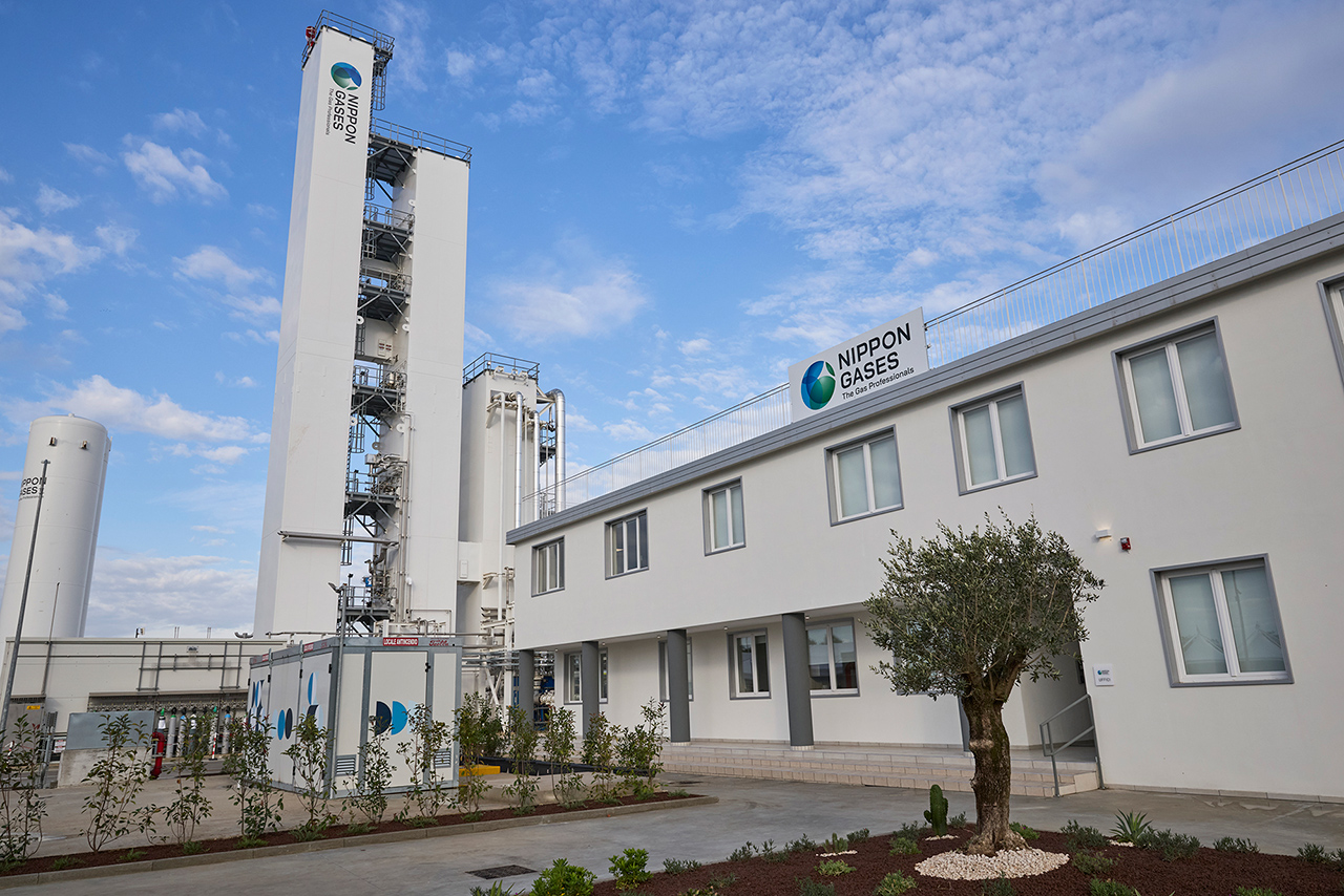 Nippon Gases inaugurates the new Caserta plant