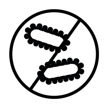 Inibizione dell’attività batteriologica