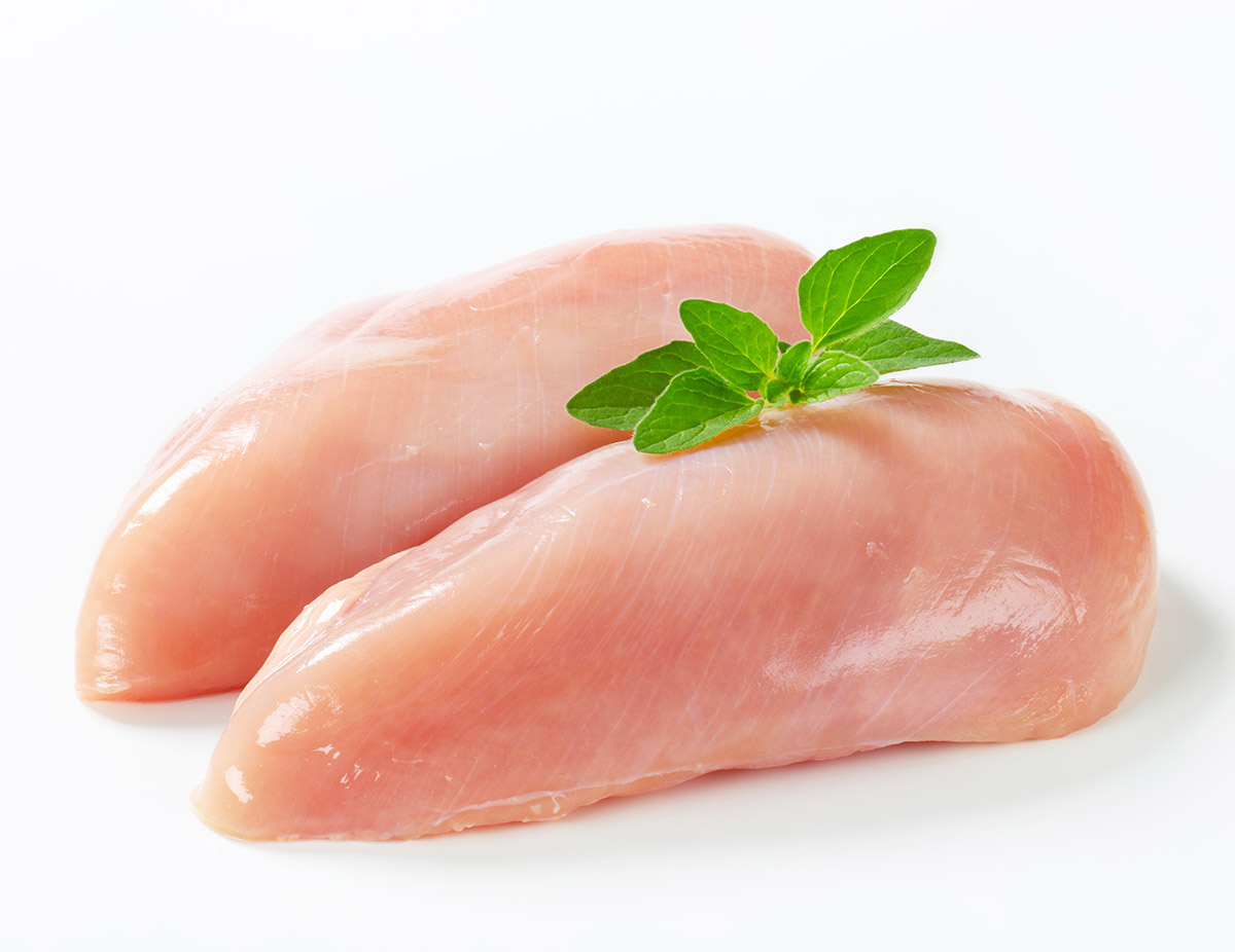 Fresh chicken breast with CryoSan