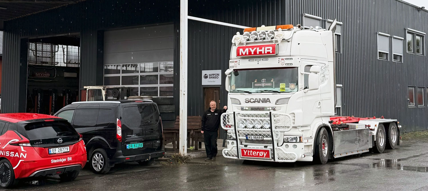 J. M. Myhr Transport er gassforhandler for Nippon Sanso